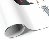 Magier Darstellend Geschenkpapier (Rolleneckpunkt)