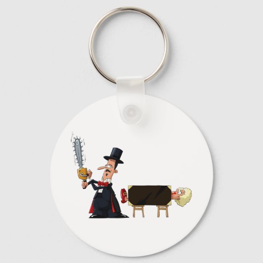 Magier Darstellend Schlüsselanhänger (Vorderseite)