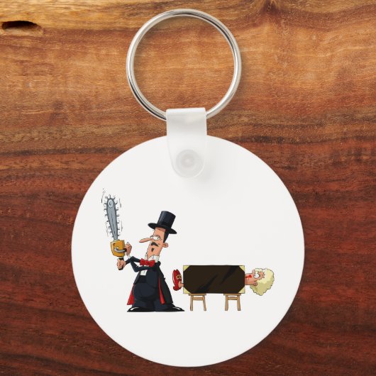 Magier Darstellend Schlüsselanhänger (Vorderseite)