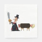 Magier Darstellend Serviette (Vorderseite)