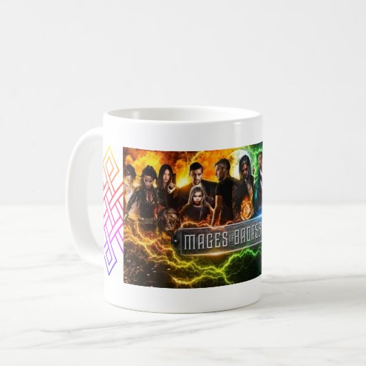 Magier der Badasserie - Tasse (Vorderseite Links)