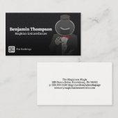 Magier, der einen Kartentrick macht Visitenkarte (Vorne/Hinten)