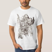 Magier-Drache T-Shirt (Vorderseite)
