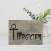 Magier Einladung (Stehend Vorderseite)