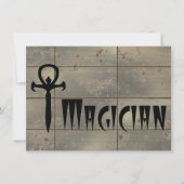 Magier Einladung (Vorderseite)