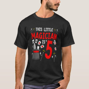 Magier Geburtstag für Jungen 5. Magic Geburtstag T T-Shirt
