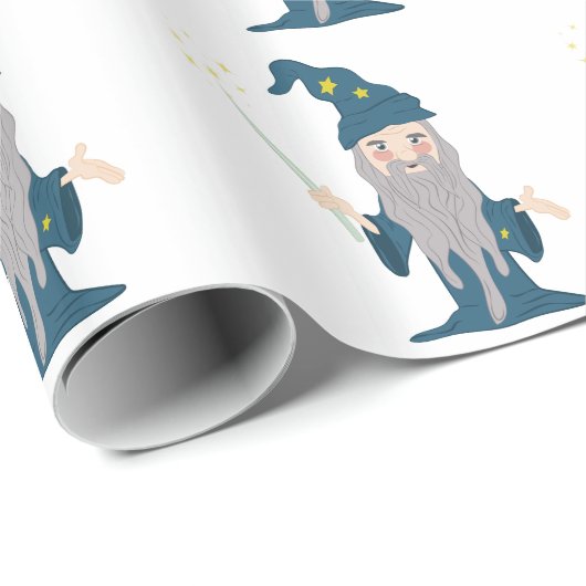 Magier Geschenkpapier (Rolleneckpunkt)