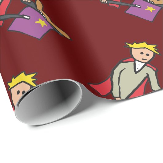 Magier Geschenkpapier (Rolleneckpunkt)