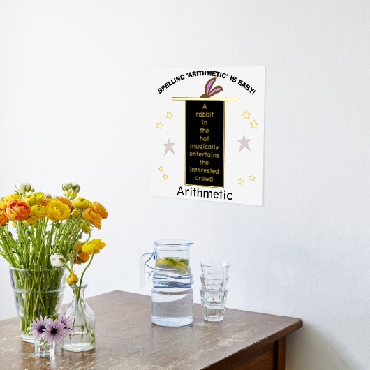 Magier Hat Rechtschreibung Arithmetic Gold Stars Foliendrucke (Ablage(Küche))