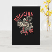 Magier Karte (Gelbe Blume)