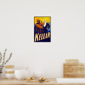 Magier Kellar, 1899. Vintage Werbung Poster (Küche)