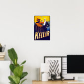 Magier Kellar, 1899. Vintage Werbung Poster (Heimbüro)