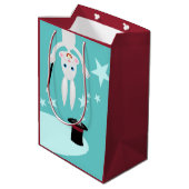 Magier-Kindergeburtstags-Party Mittlere Geschenktüte (Rückseite Schrägansicht)