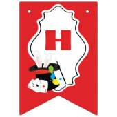 Magier, Magic Show Happy Birthday Banner, Untersch Wimpelkette (Zweite Fahne)