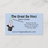 Magier-magische Hut-Visitenkarte Visitenkarte (Vorderseite)