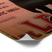 Magier mit großem Kopf Poster (Ecke)