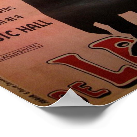 Magier mit großem Kopf Poster (Ecke)