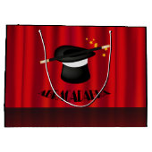 Magier Party Abracadabra LGB Große Geschenktüte (Rückseite)