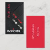 Magier-Poker Visitenkarte (Vorne/Hinten)