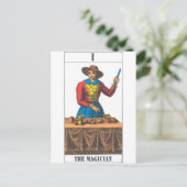 Magier Postkarte (Stehend Vorderseite)