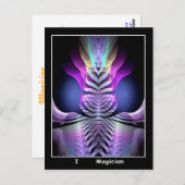 Magier Postkarte (Vorne/Hinten)
