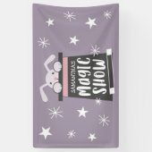 Magier Show Geburtstagsparty Magician Banner (Vertikal)