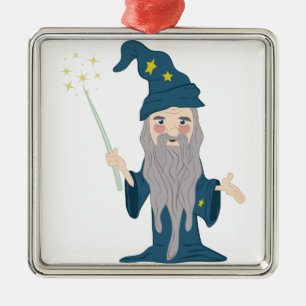 Magier Silbernes Ornament