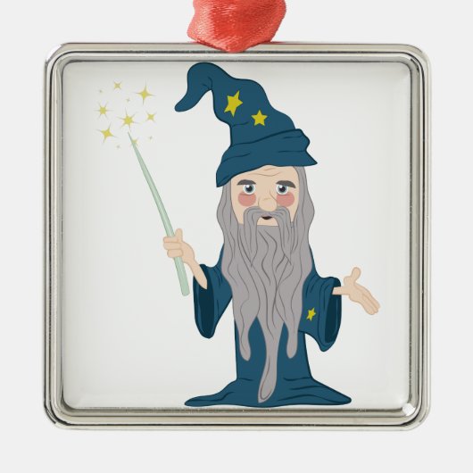 Magier Silbernes Ornament (Vorne)