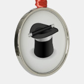 Magier-Stab und Hut Ornament Aus Metall (Rechts)