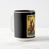 Magier Tarot Zweifarbige Tasse (Vorderseite Links)