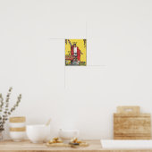 Magier-Tarotkarte Poster (Küche)