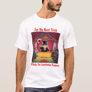 Magier Trump verschwindet Verfassungstrick T-Shirt