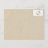 Magier und Drache im Kessel der Alchemie Postkarte (Rückseite)