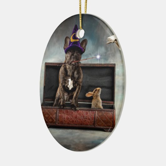 Magier und Freunde Keramikornament (Links)