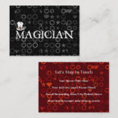 Magier und Hut Visitenkarte (Vorne/Hinten)