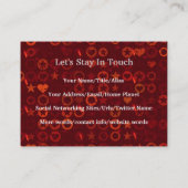 Magier und Hut Visitenkarte (Rückseite)