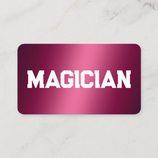 Magier Visitenkarte (Vorderseite)