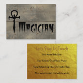Magier Visitenkarte (Vorne/Hinten)