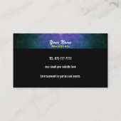 Magier-Visitenkarten Visitenkarte (Rückseite)