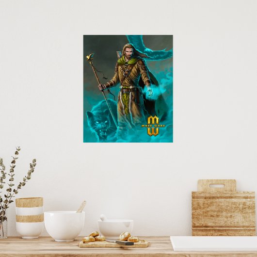 Magier Wars® Beastmaster of Straywood Poster (20x2 (Küche)