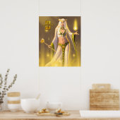 Magier Wars® Priestess of Westlock Poster (20x24) (Küche)