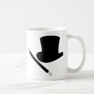 Magier-Zylinder und Magie-Stab Kaffeetasse