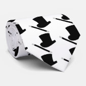 Magier-Zylinder und Magie-Stab Krawatte (Gerollt)