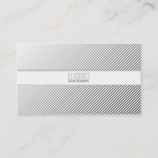 Magierillusionist-Visitenkarte Visitenkarte (Vorderseite)