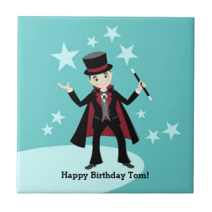 Magierkindergeburtstags-Party Fliese