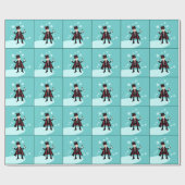 Magierkindergeburtstags-Party Geschenkpapier (Flach)