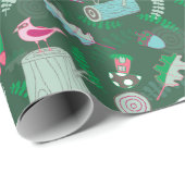 Magikalwald-Gnome-Umschlagpapier Geschenkpapier (Rolleneckpunkt)