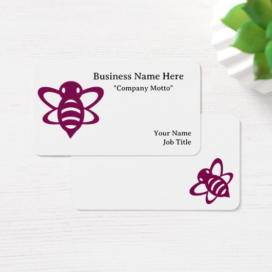 Maginta Minimalistisch Bee Business Card (Schreibtisch)
