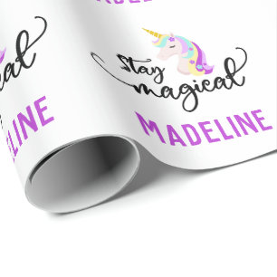 Magisch bleibe   Einhornverpackungspapier Geschenkpapier