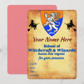 Magisch, flache Einladung, Größe: 5" x 7" Einladun Einladung (Vorne/Hinten)